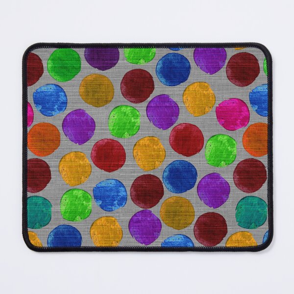 Item preview, Watercolor cute painted dots on linen-like background designed and sold by SylvieVibes.