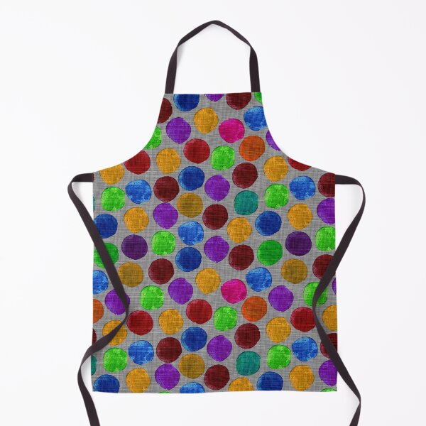 Item preview, Watercolor cute painted dots on linen-like background designed and sold by SylvieVibes.