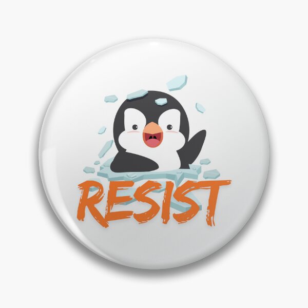 Item preview, Resist Penguin designed and sold by Red-forever.