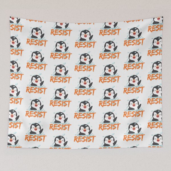 Item preview, Resist Penguin designed and sold by Red-forever.