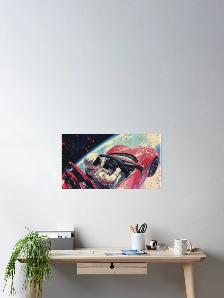 Thumbnail 2 of 3, Poster, Galaxy Racer designed and sold by SheldonLin.