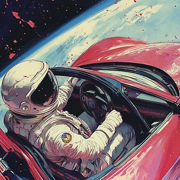 Artwork thumbnail, Galaxy Racer by SheldonLin