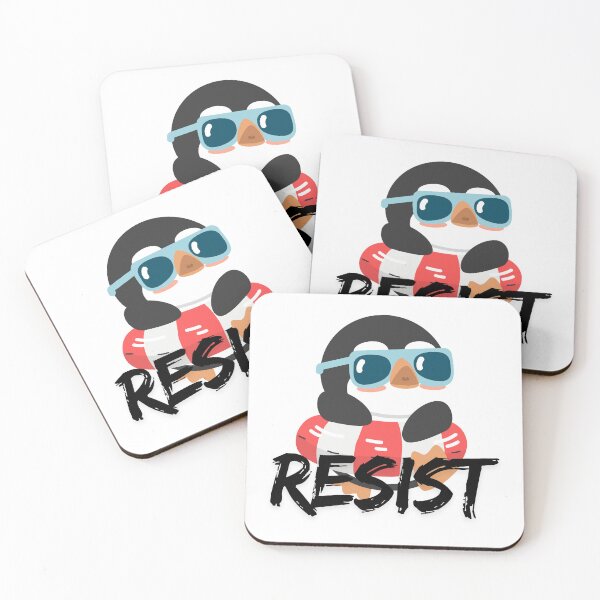 Item preview, Resist Penguin designed and sold by Red-forever.