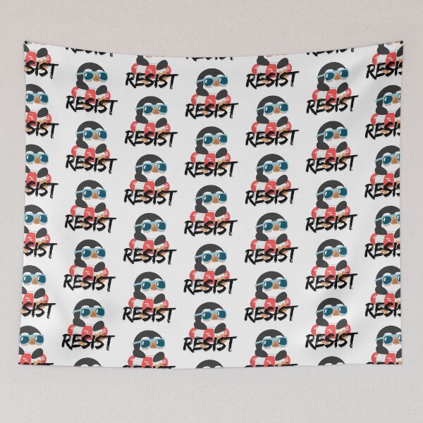Item preview, Resist Penguin designed and sold by Red-forever.