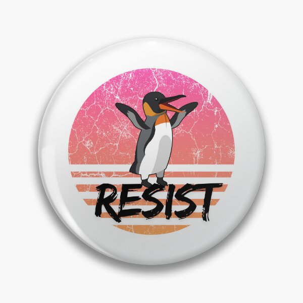 Item preview, Resist Penguin designed and sold by Red-forever.