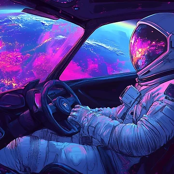 Artwork thumbnail, Galaxy Racer by SheldonLin