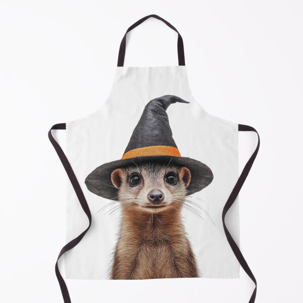 Item preview, Mongoose Wearing Halloween Witch Hat designed and sold by LazyOwlStore.