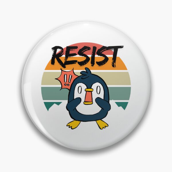 Item preview, Resist Penguin designed and sold by Red-forever.
