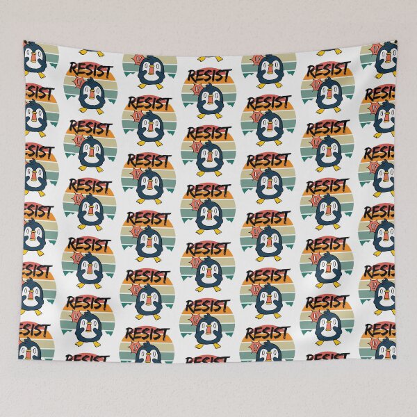 Item preview, Resist Penguin designed and sold by Red-forever.