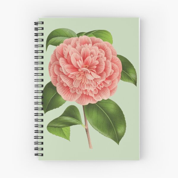 Item preview, Salmon Pink Camellia Flower designed and sold by IrisAndIvy.