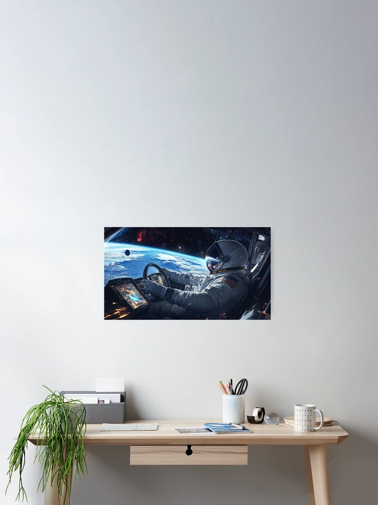 Thumbnail 2 of 3, Poster, Galaxy Racer designed and sold by SheldonLin.