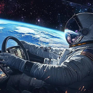 Artwork thumbnail,  Galaxy Racer by SheldonLin