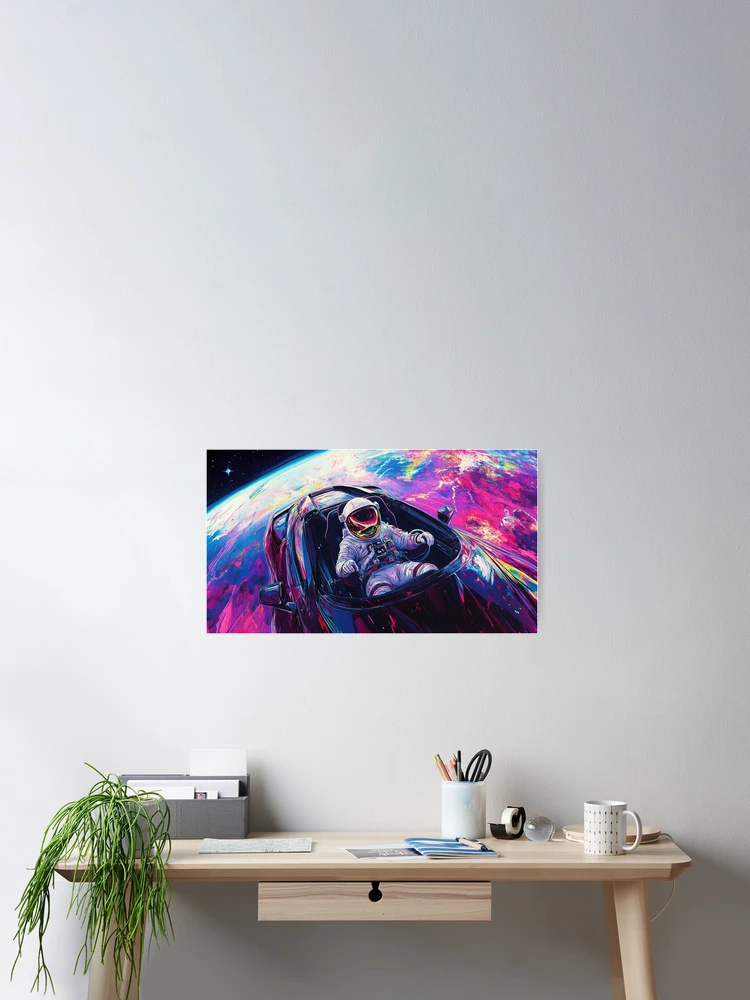 Thumbnail 2 of 3, Poster, Galaxy Racer designed and sold by SheldonLin.