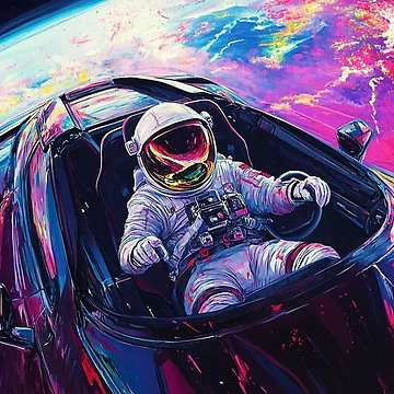 Artwork thumbnail,  Galaxy Racer by SheldonLin