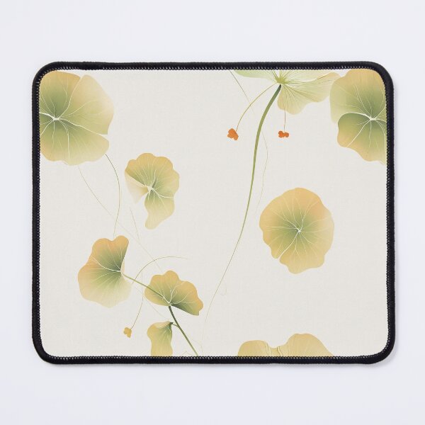 Item preview, Minimalist art pattern with Soft Green and Yellow Leaves designed and sold by CoolPixels.