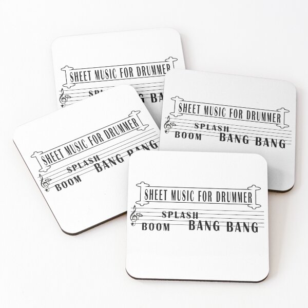 Item preview, Sheet music for drummer funny,cute,humor designed and sold by JanChryzostom.