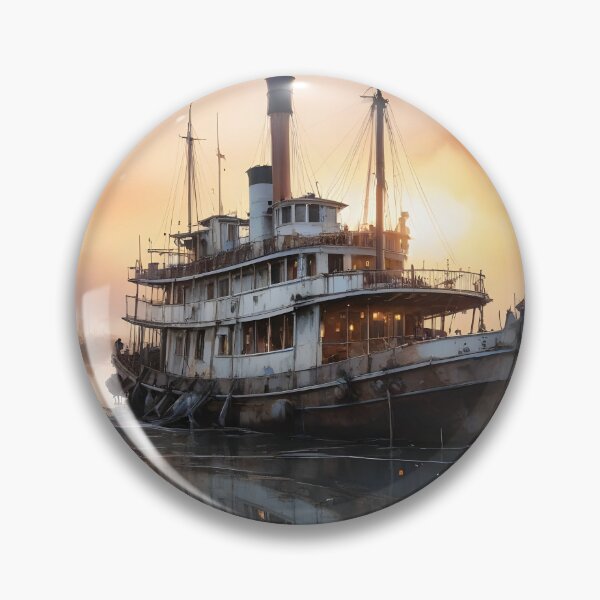 Item preview, Vintage Paddle Steamer designed and sold by Random Designs.
