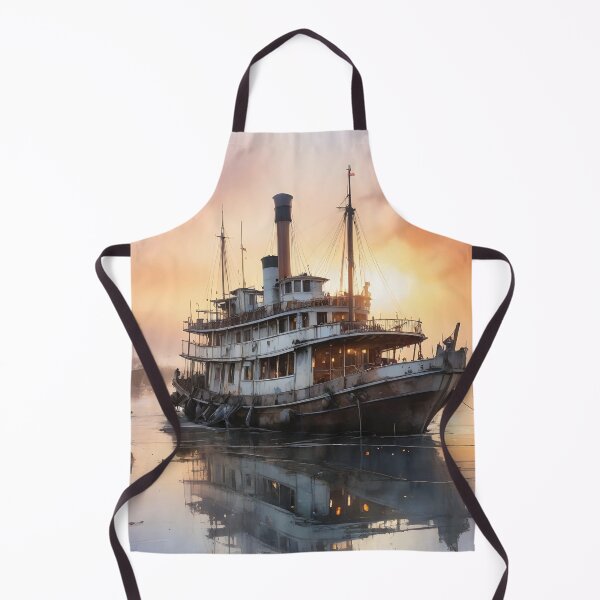 Item preview, Vintage Paddle Steamer designed and sold by Random Designs.