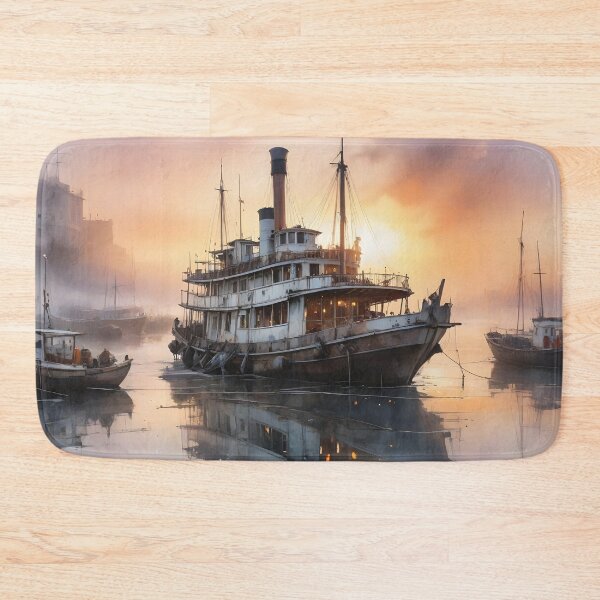 Item preview, Vintage Paddle Steamer designed and sold by Random Designs.