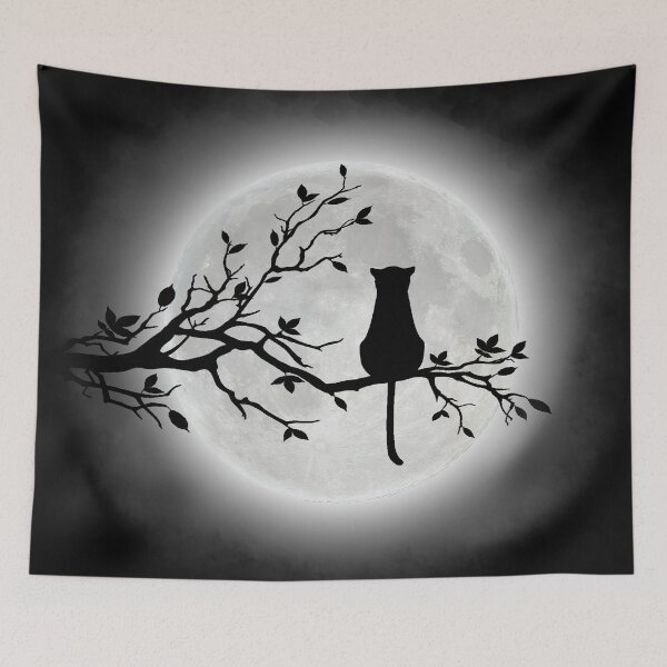 Item preview, The Cat And The Moon designed and sold by maryedenoa.