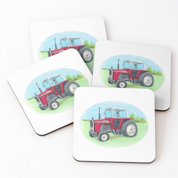 Item preview, Vintage Tractor in Field designed and sold by SandraWarmerdam.