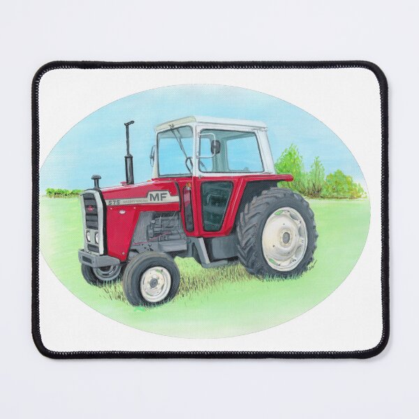 Item preview, Vintage Tractor in Field designed and sold by SandraWarmerdam.