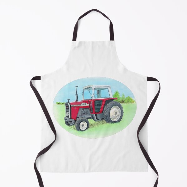 Item preview, Vintage Tractor in Field designed and sold by SandraWarmerdam.