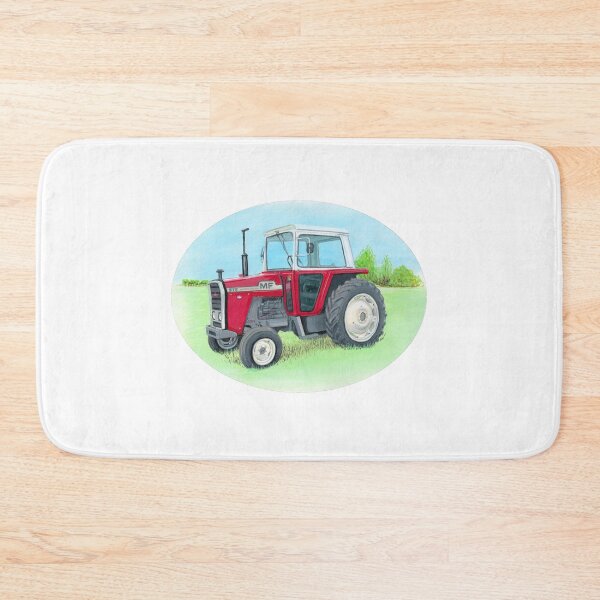 Item preview, Vintage Tractor in Field designed and sold by SandraWarmerdam.