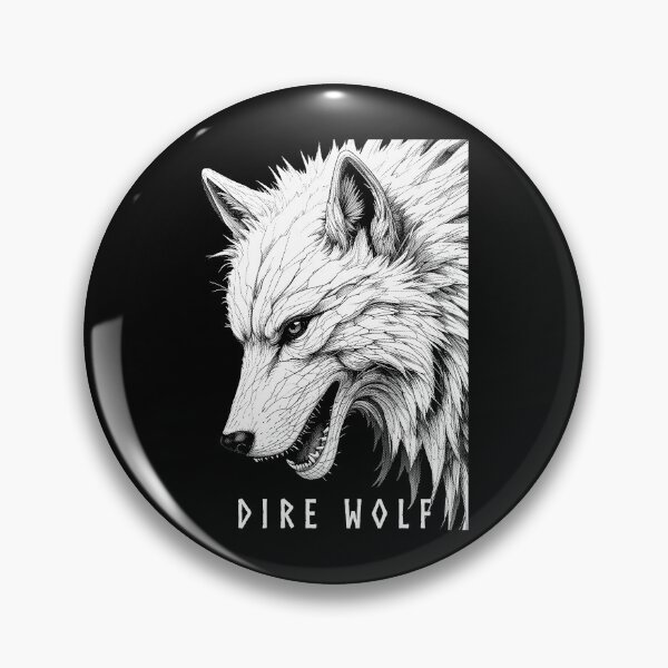 Item preview, Dire Wolf Face Extinct Species Return Wolves DNA designed and sold by GrandeDuc.