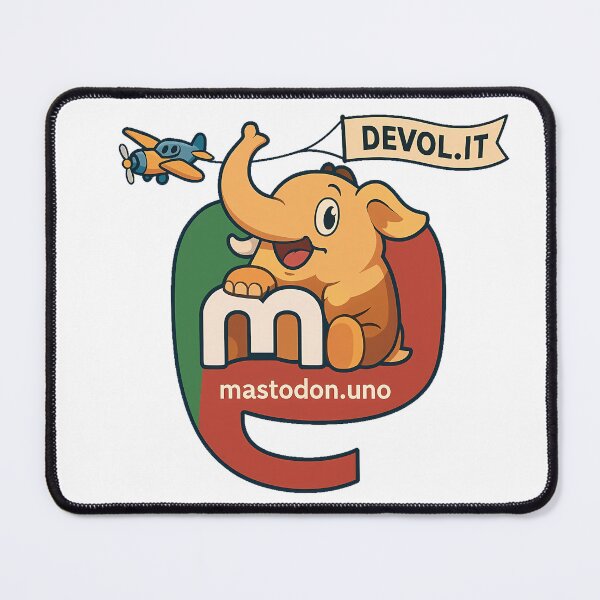 Item preview, Mastodon.uno designed and sold by devolitalia.