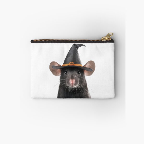 Item preview, Mouse Wearing Halloween Witch Hat designed and sold by LazyOwlStore.