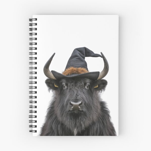 Item preview, Musk ox Wearing Halloween Witch Hat designed and sold by LazyOwlStore.