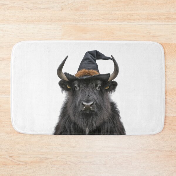 Item preview, Musk ox Wearing Halloween Witch Hat designed and sold by LazyOwlStore.