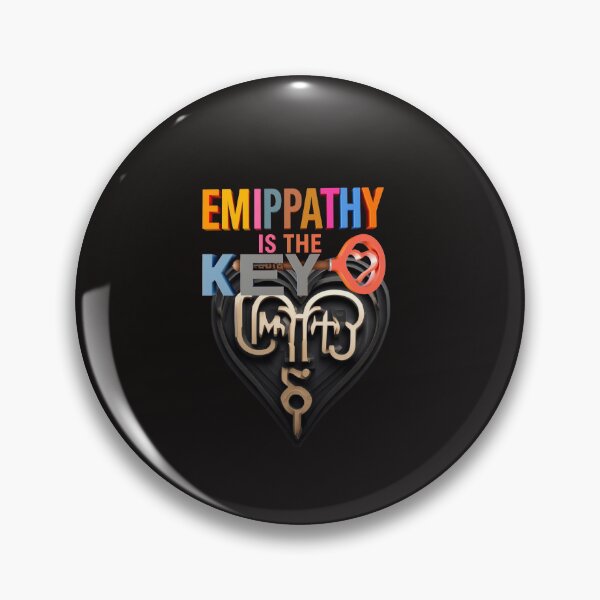 Item preview, EMPATHY IS THE KEY T-SHIRT – Unlock Compassion & Inspire Kindness designed and sold by Mikel-empire.