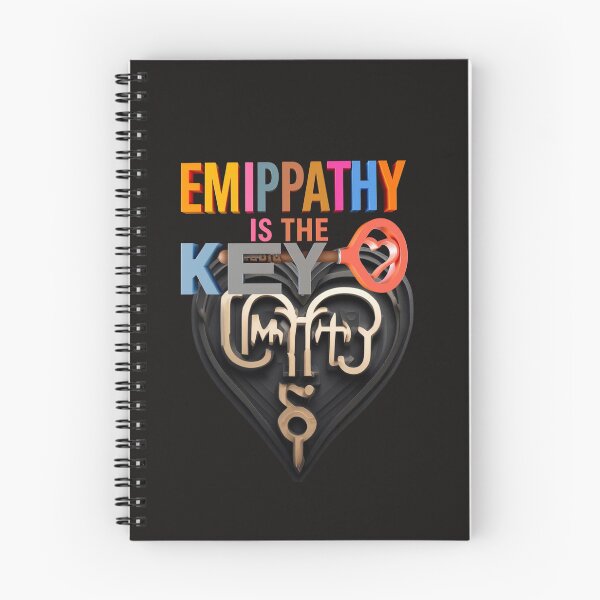 Item preview, EMPATHY IS THE KEY T-SHIRT – Unlock Compassion & Inspire Kindness designed and sold by Mikel-empire.