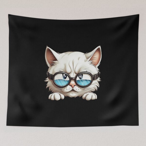 Item preview, Cat Wearing Oversized Goggles designed and sold by TurtleDojo.