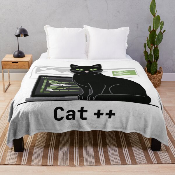 Item preview, Cat++ Black Cat Programmer Art designed and sold by Code  Monkeys.
