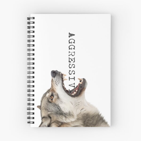 Item preview, Aggressive Wolf Snarl designed and sold by NickTaroDesign.