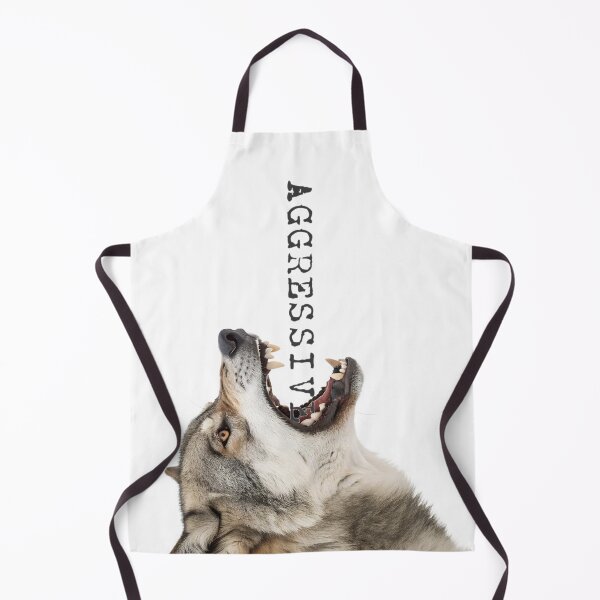 Item preview, Aggressive Wolf Snarl designed and sold by NickTaroDesign.