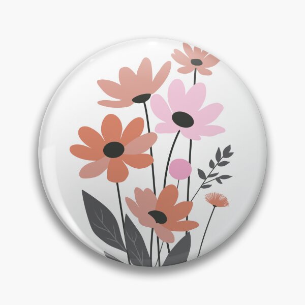 Item preview, Minimalist hand drawn flower leaf Set 03 designed and sold by Itjung-Room.