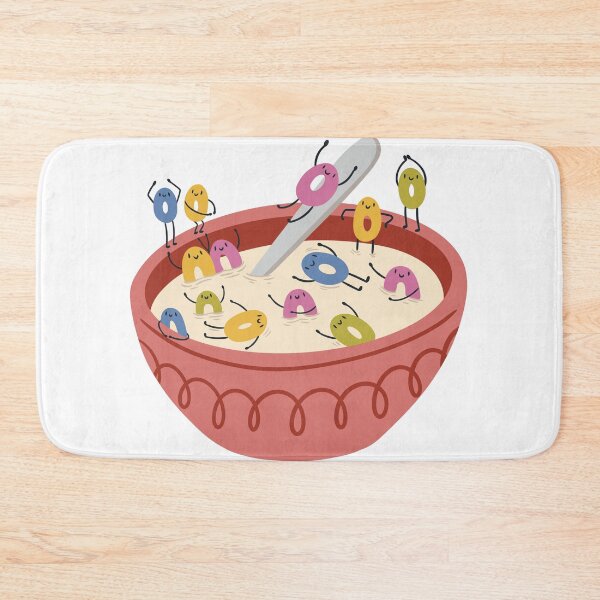 Item preview, Cereal Characters Pool Party Bowl designed and sold by TurtleDojo.