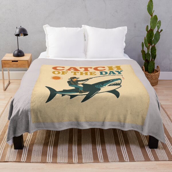 Item preview,  "Catch Of The Day " Funny Fisherman's humor, fishing fans,  retro flair. designed and sold by Right-UR.