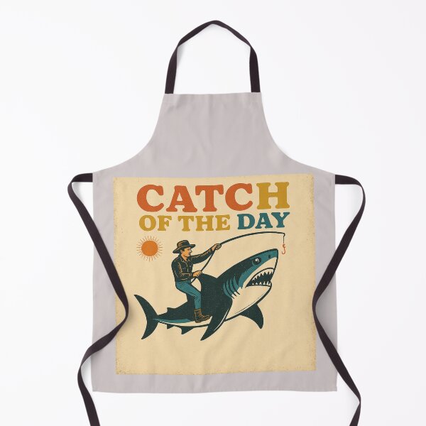 Item preview, "Catch Of The Day " Funny Fisherman's humor, fishing fans, retro flair. designed and sold by Right-UR.