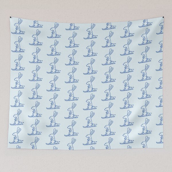 Item preview, Bunny Ski Rabbit Skiing Winter Snow Love Fun Cool designed and sold by shirt-o-mat.