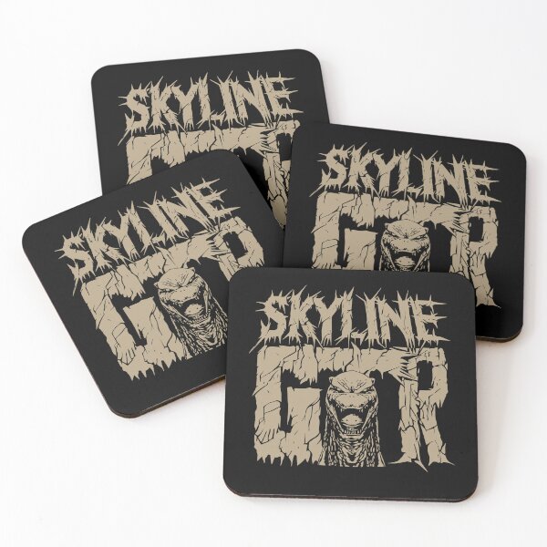 Item preview, Skyline GTR Metal Logo  Hardcore Car Culture Tee Design designed and sold by TheStreetREV.