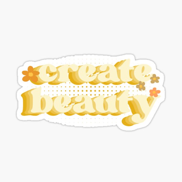Item preview, Create Beauty quote yellow floral designed and sold by AngArtninovy.