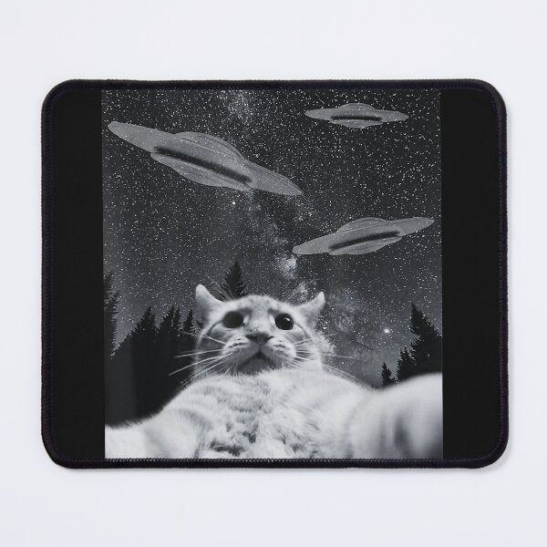 Item preview, Cat selfie - night funny cat alien ufo men him designed and sold by MOHAMED FRASER.
