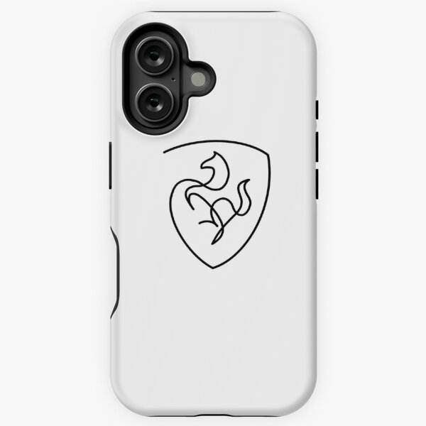 Item preview, Ferrari Fineline logo black designed and sold by emilie-pbl.