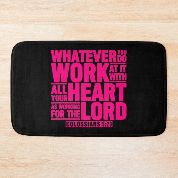 Item preview, Colossians 3:23 Work For The Lord designed and sold by plushism.