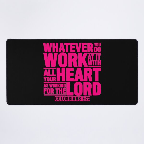 Item preview, Colossians 3:23 Work For The Lord designed and sold by plushism.